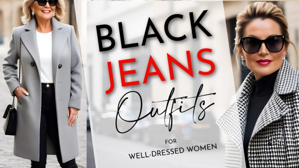 What to wear videos about black jeans outfits