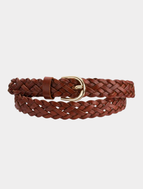 brown woven belt from boden