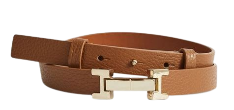 Reiss tan leather belt