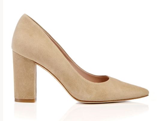 Emmy London classic block heel shoe. A timeless wardrobe accessory