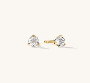 Diamond stud earrings