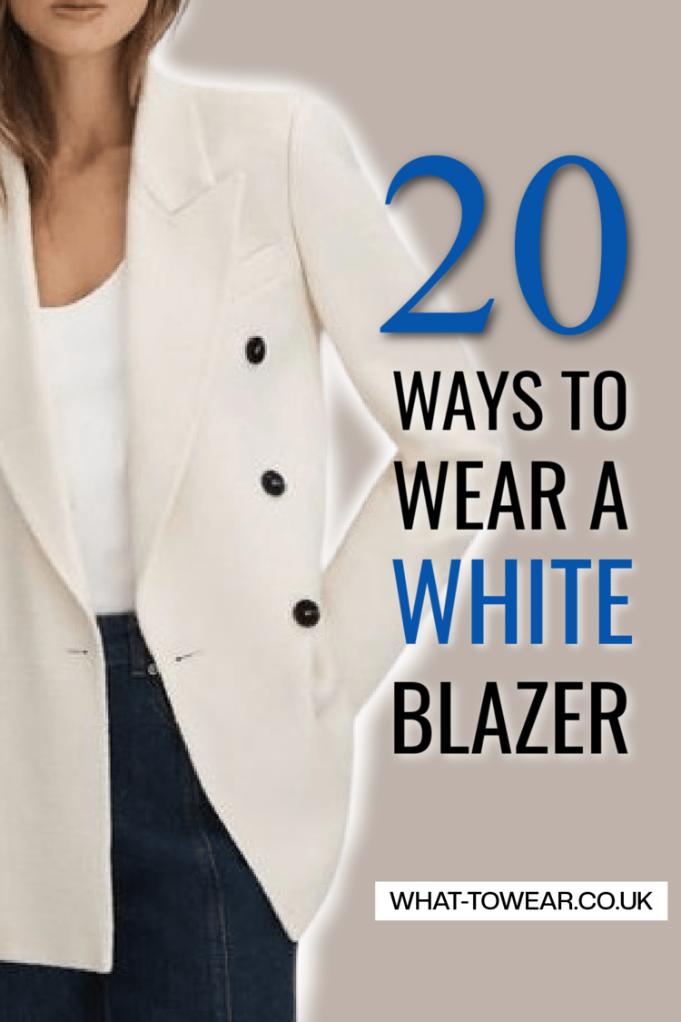 White Blazer outfit ideas