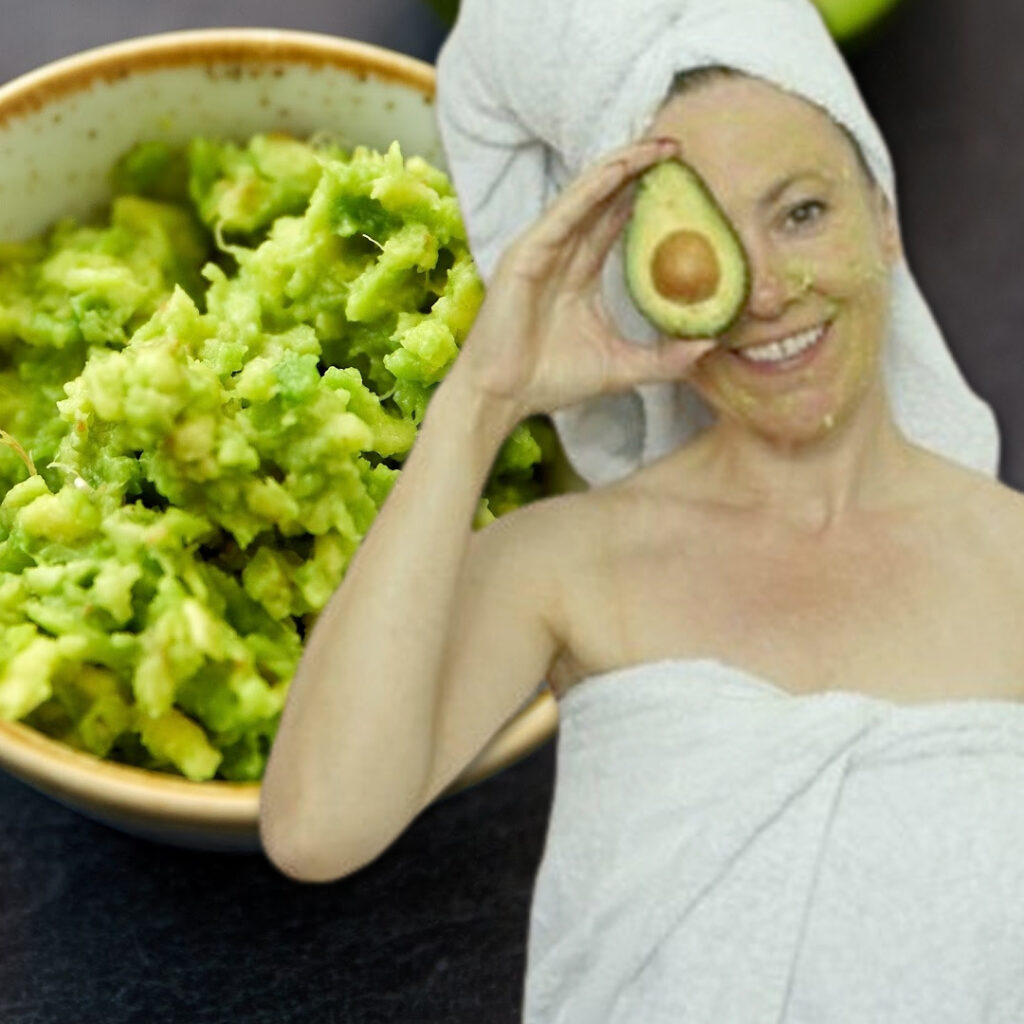 avocado face mask for radiant skin