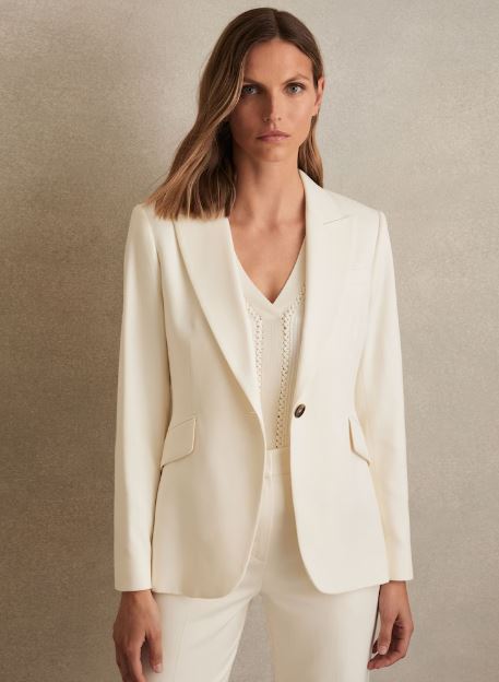 White Tailored Blazer