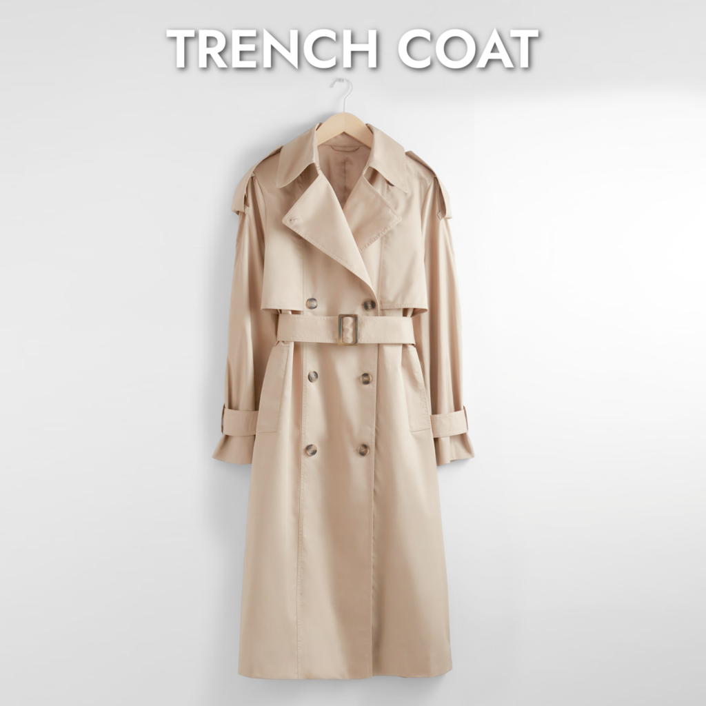 What to wear with a trench coat