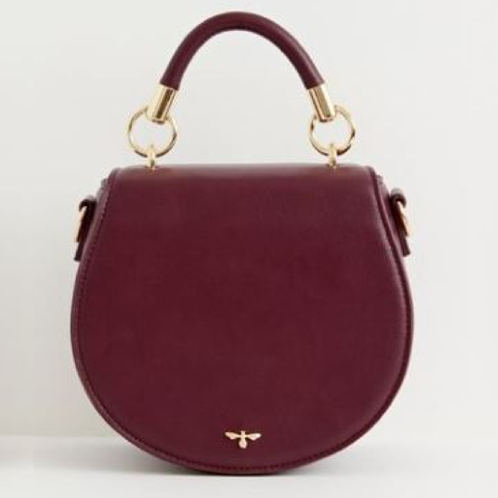 burgundy bag