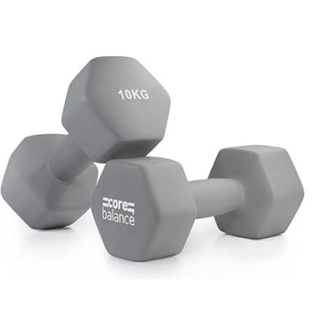 Grey Dumbbells for Arm workout