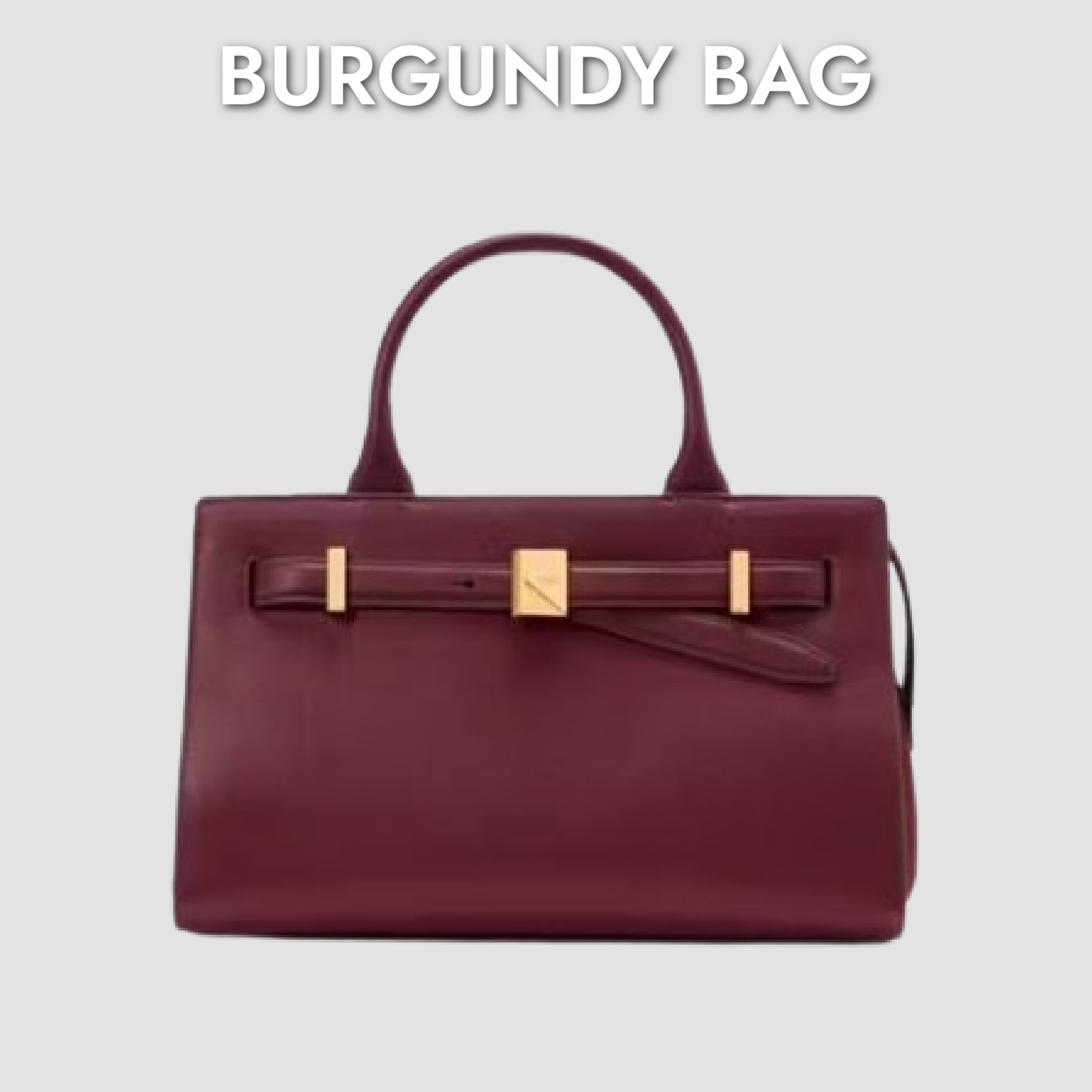 what to wear with a burgundy purse