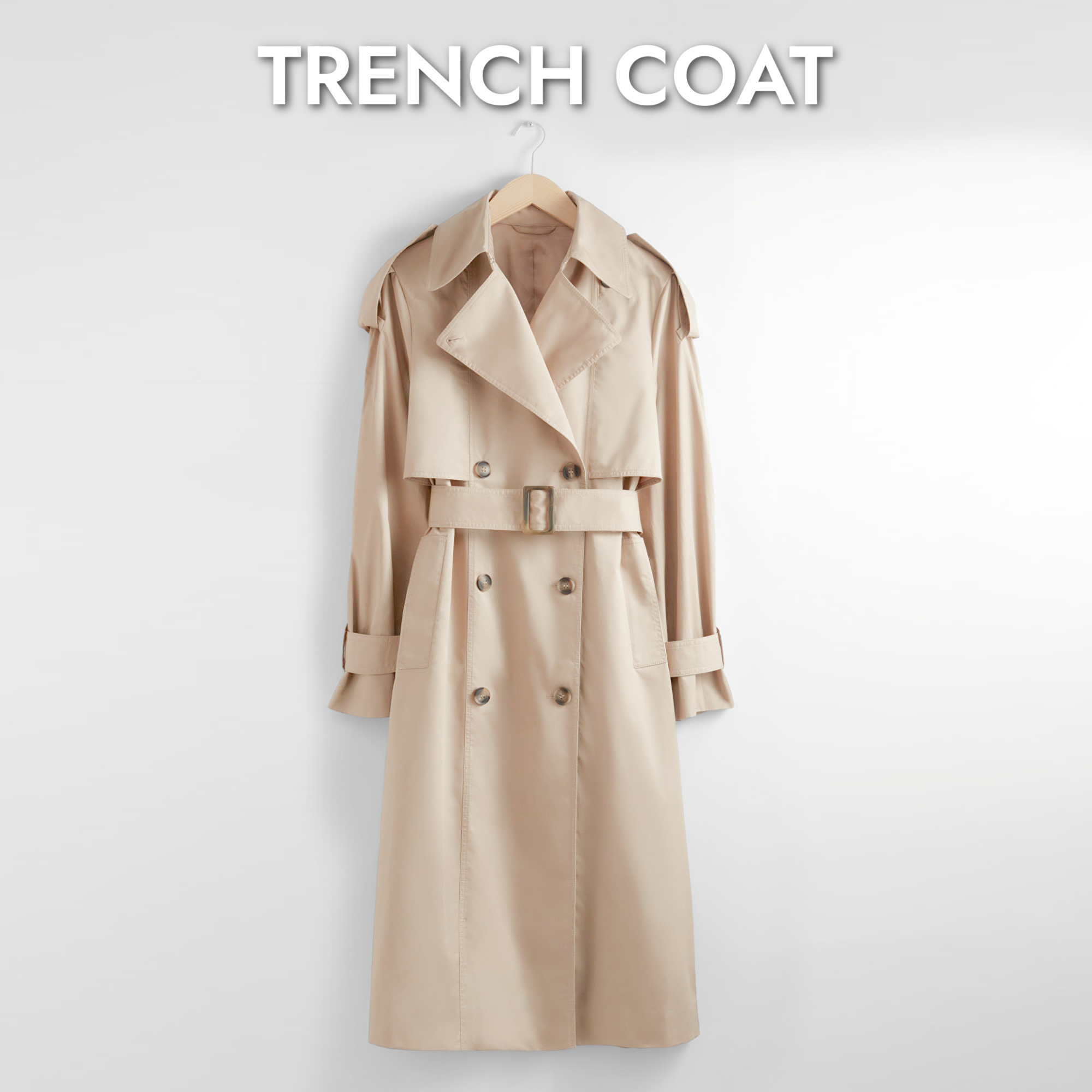 what to wear with a trench coat