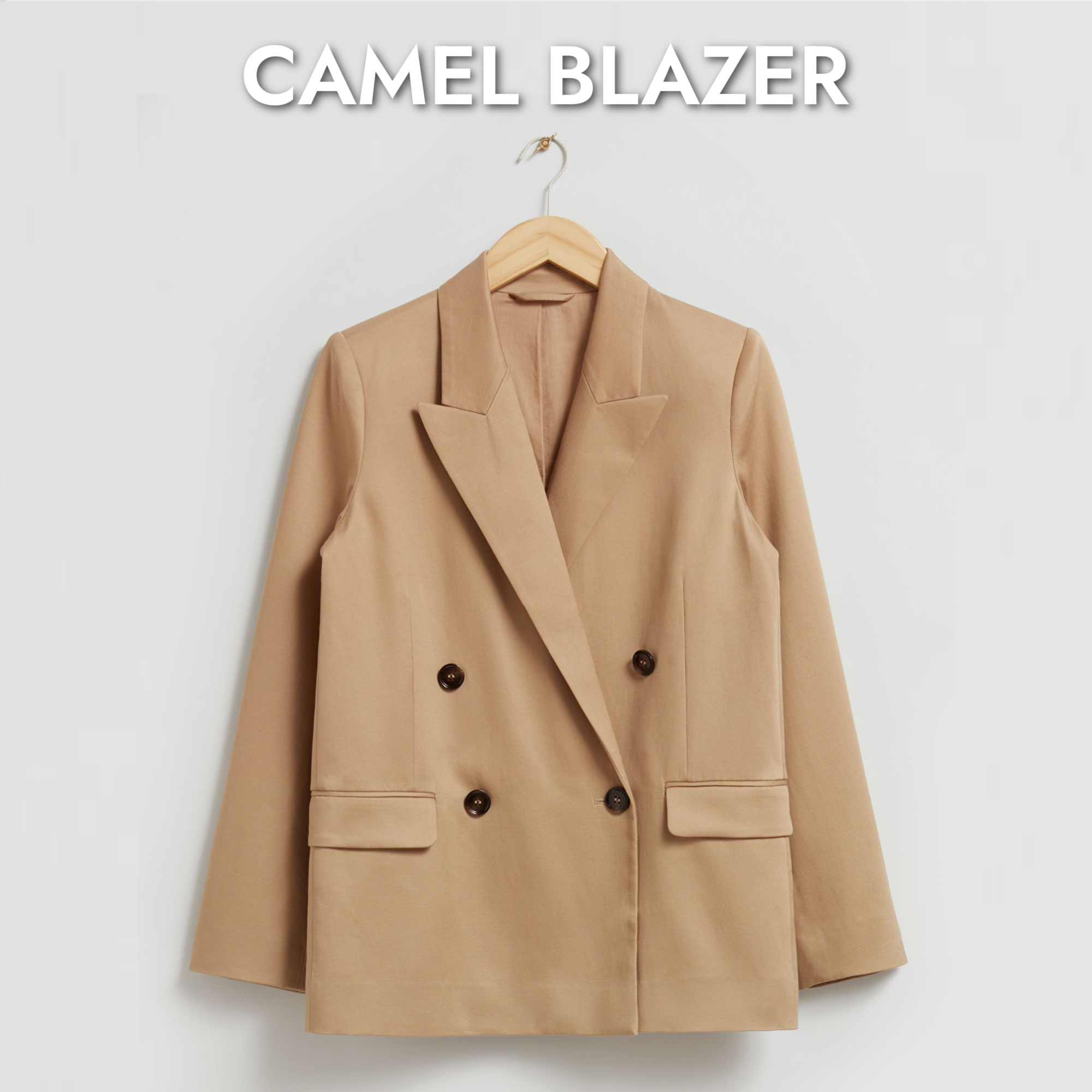 what to wear with a camel blazer